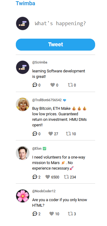 Image of Twimba— X Clone